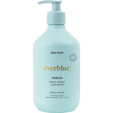 light blue body wash